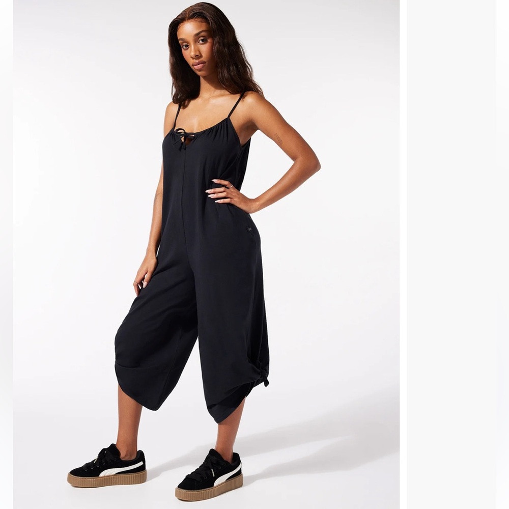 Savage X Fenty Black Ride Or Tie Jumpsuit